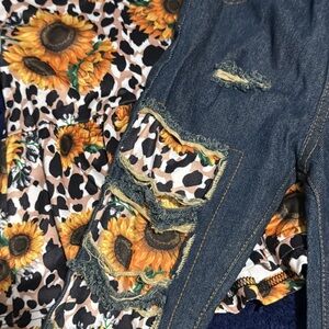 Sunflower Patchwork Women Jeans